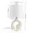 Tula 19" Scandinavian Minimalist Ceramic Arch LED Table Lamp