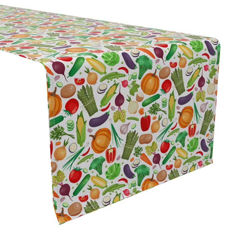 Rectangular Cotton Twill Table Runner
