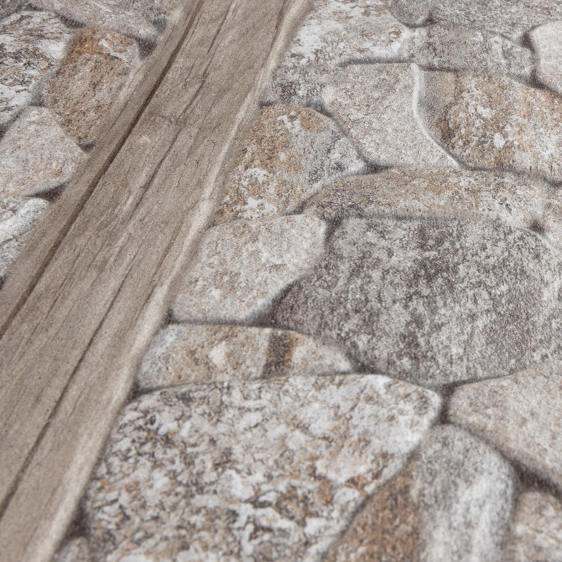 Caldera 13" x 25" Porcelain Stone Look Wall & Floor Tile, Beige