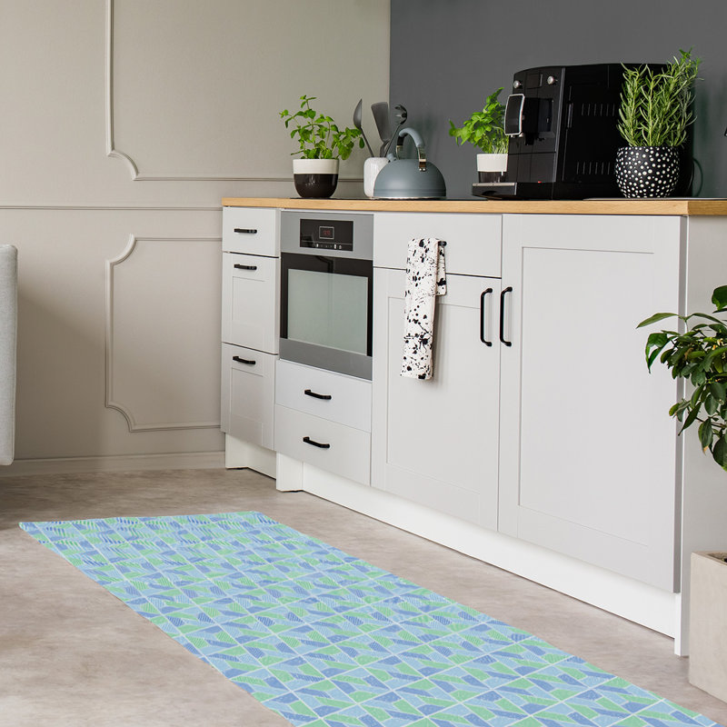 Chenille Geometric Indoor Rug, Runner 2'6" x 8'