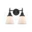 Éclairage pour meuble-lavabo à 2 lumières 17 po Caden Cone-276686800-363304680-363304682
