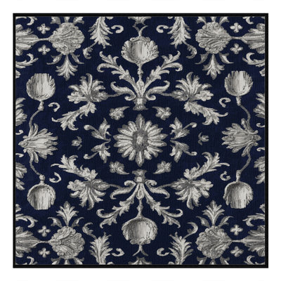 Tapis gris français lavable à la machine