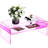 Freysteinn Acrylic Coffee Table,  2 Tiers Clear End Table with Storage Shelf-1074465932