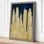 Nocturne Skyline Art Deco - Wrapped Canvas-1031789090-1031789108