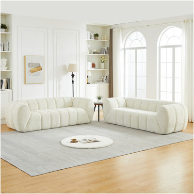 Canapé chenille en mousse pure, canapé nuage matelassé moderne, canapé chenille en mousse pure à assise profonde, canapé moderne confortable, convient aux salons, aux chambres et aux appartements
