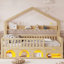 Structure de lit simple pour enfants, lit maison avec tiroir et lumière-133420310