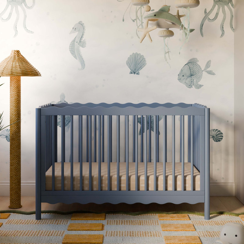 Swell 4-in-1 Convertible Crib, Cove Blue