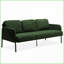 Canapé moderne en polyester vert 3 places - Petit canapé confortable pour le salon, la chambre à coucher, un appartement | Vert | Tissu | Polyester-1688925752