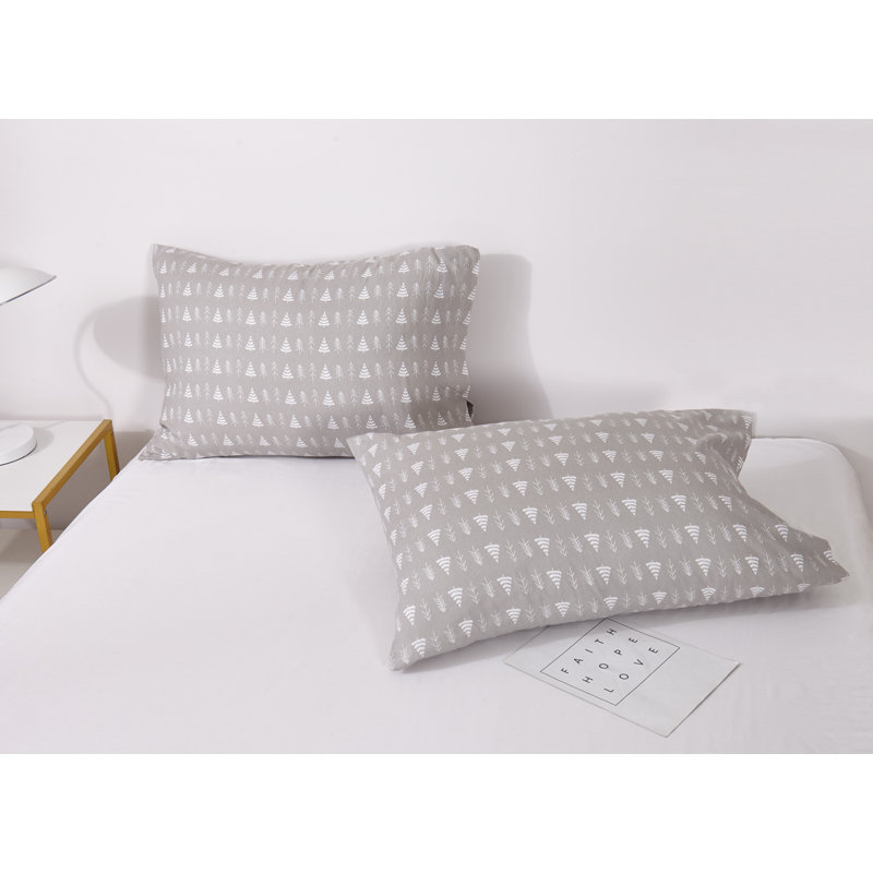 Ensemble de draps 100% coton, Ensemble de draps pour très grand lit avec 2 taie