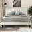 Walter Platform Bed with Adjustable Headboard-885719594-885719593