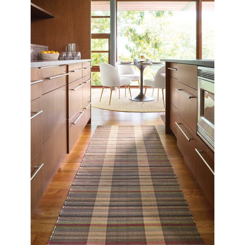 Swedish Rag Handwoven Indoor/Outdoor Rug, Runner 2'6" x 8'