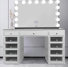 Ensemble coiffeuse Hollywood avec miroir