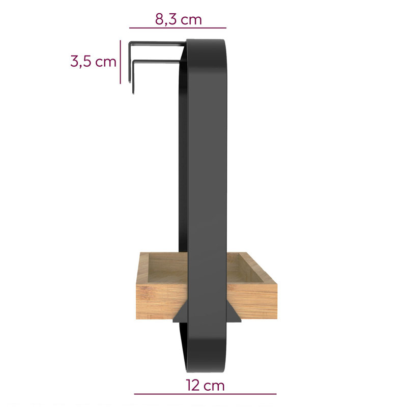 Alaoui Bamboo Solid Wood Accent Shelf