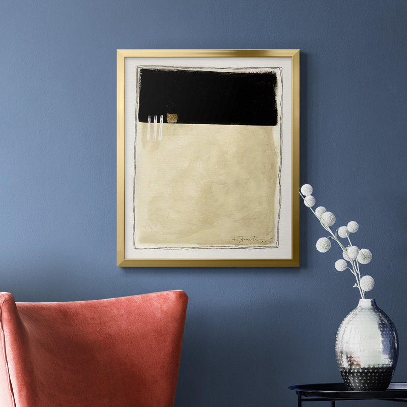 Inner Musing II Premium Framed Canvas - Ready to Hang, Gold, 20" H x 16" W