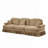 Chenille 2 Seater Sofa with Flared Arms and Removable Ruffles-440691391-455574619
