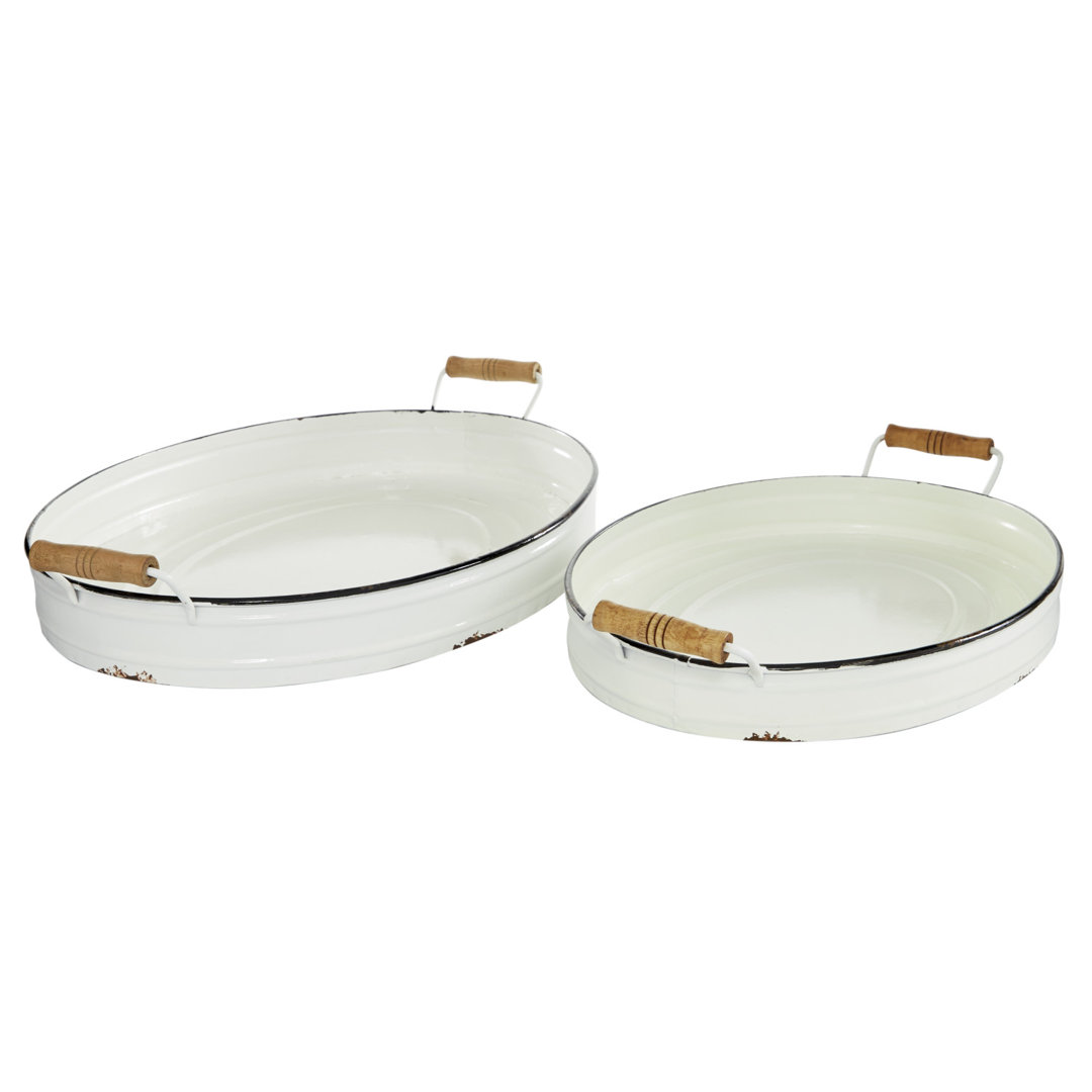Emlenton Tray - Set of 2 August Grove®