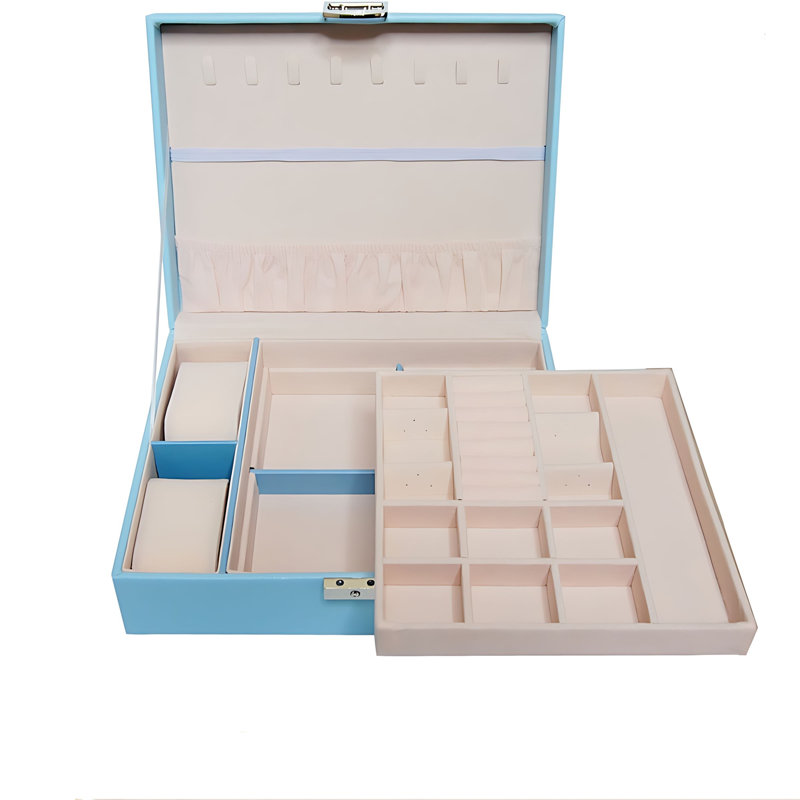 Boîte à bijoux +, Bleu