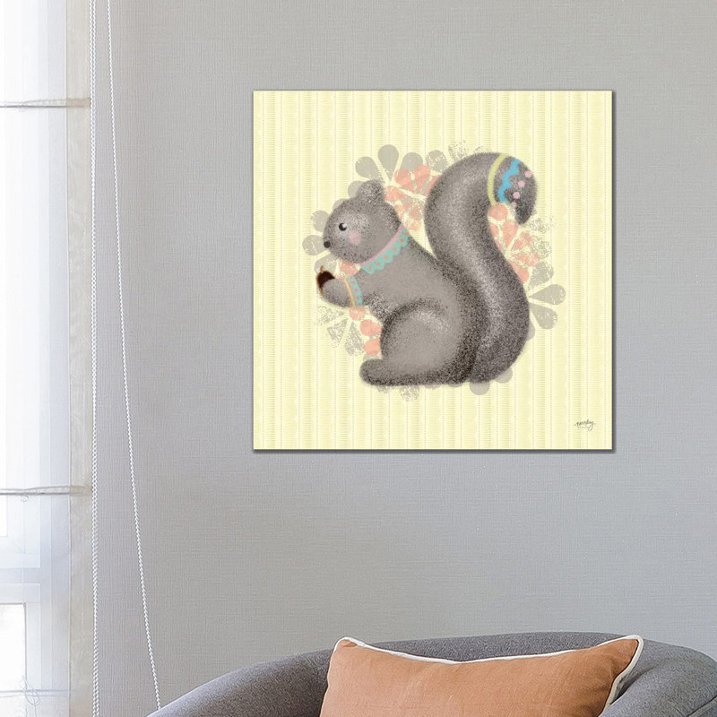 Woodland Babies IV 1 Piece Wrapped Canvas Wall Art, 66.04 cm H x 66.04 cm W x 1.91 cm D