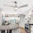 52 Inch Ceiling Fan Without Light 6 Wind Speed Timing Function 3 Solid Wood Blade Reversible Dc Motor-799896014-799896009