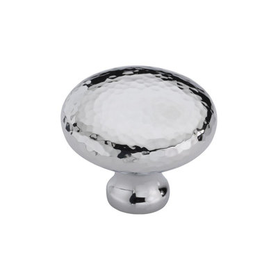 Hammered Round Cabinet Knob