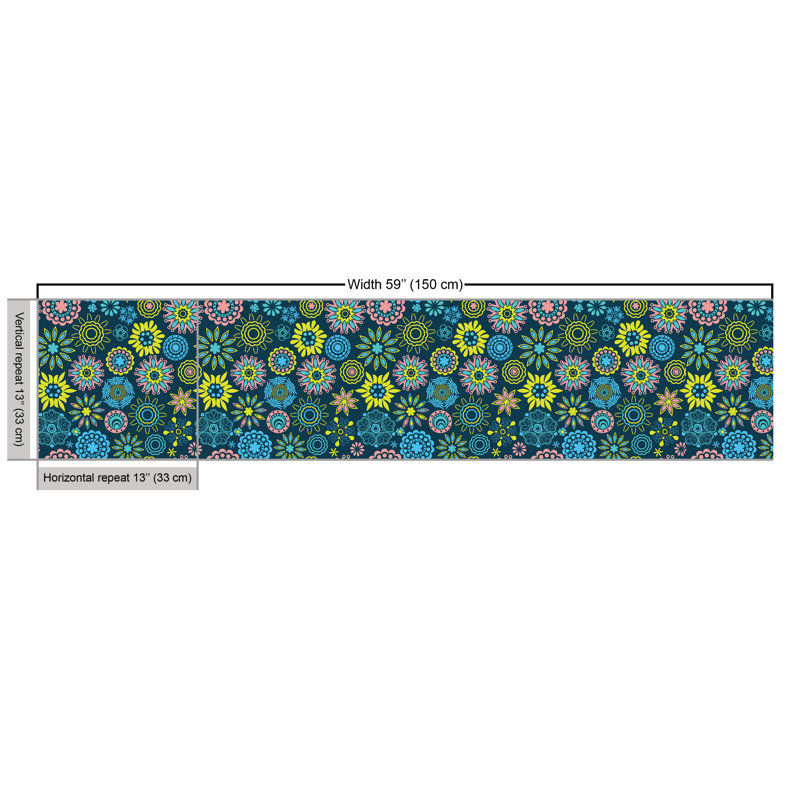 Chickeinno Ornate Snowflakes Multi-purpose Fabric