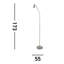 Aldobrando 167cm Arched Floor Lamp-38443152