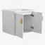 Meuble-lavabo de 60 po avec portes à fermeture en douceur avec lavabo et petites tablettes de rangement.-125538741