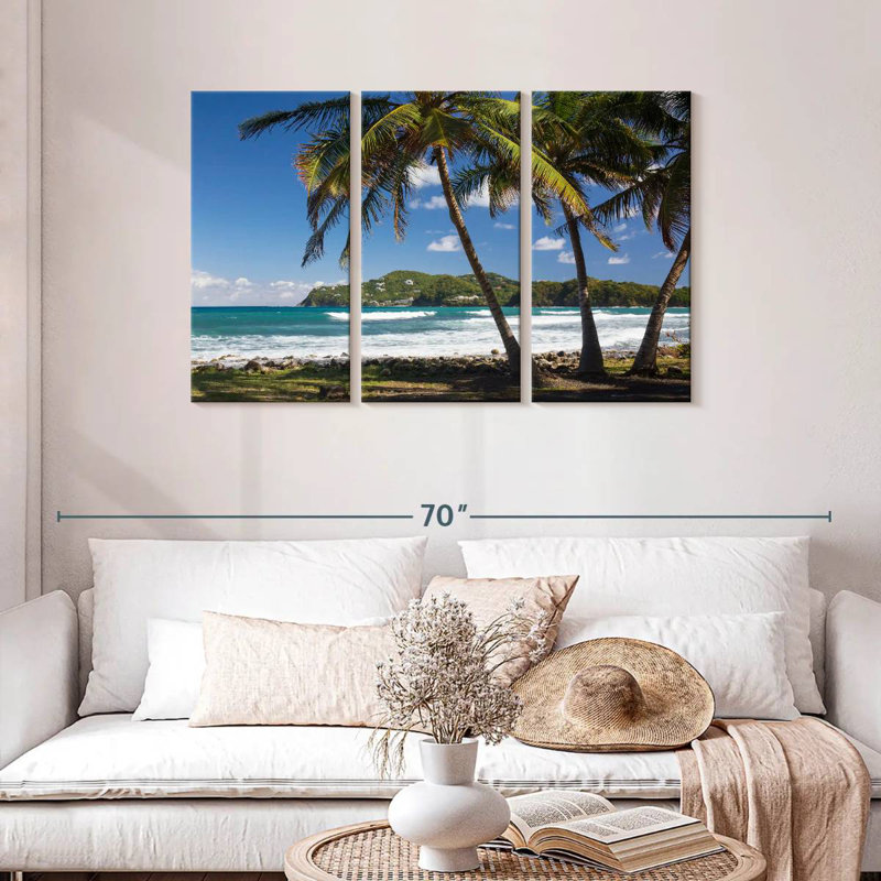 Gillard Caribbean St. Lucia Beach, H 28 po x l 45 po