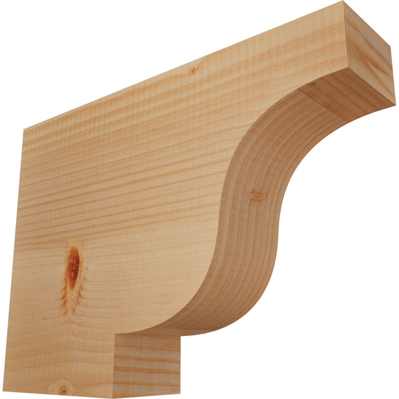 Queue de chevron lisse Newport, Sapin de Douglas, H 12 po x l 16 po x P 3,5 po