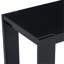 Console avec tablette fonctionnelle pour le couloir - Noir 55,77 Lb