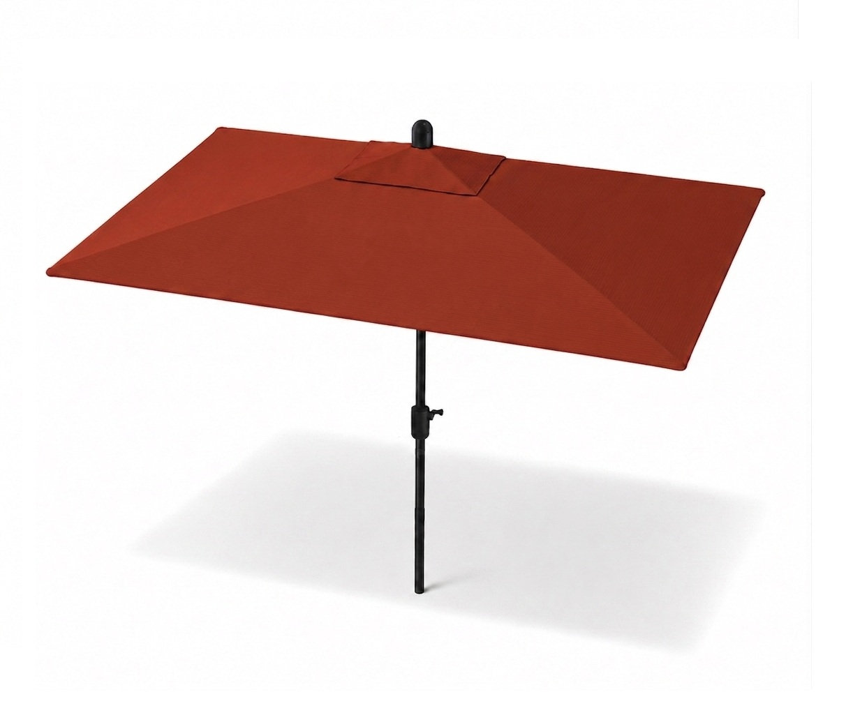 Olivier 9.7' Umbrella, Black Sapphire, Canvas Terracotta Sunbrella® Canvas