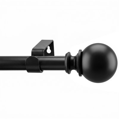 Domynique Adjustable Single Curtain Rod