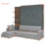 Grand lit escamotable mural avec canapé et tablettes, gris-1160695967