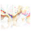 «Abstract Colorful Waves», ensemble de 3 reproductions d'art sur toile-1781923240