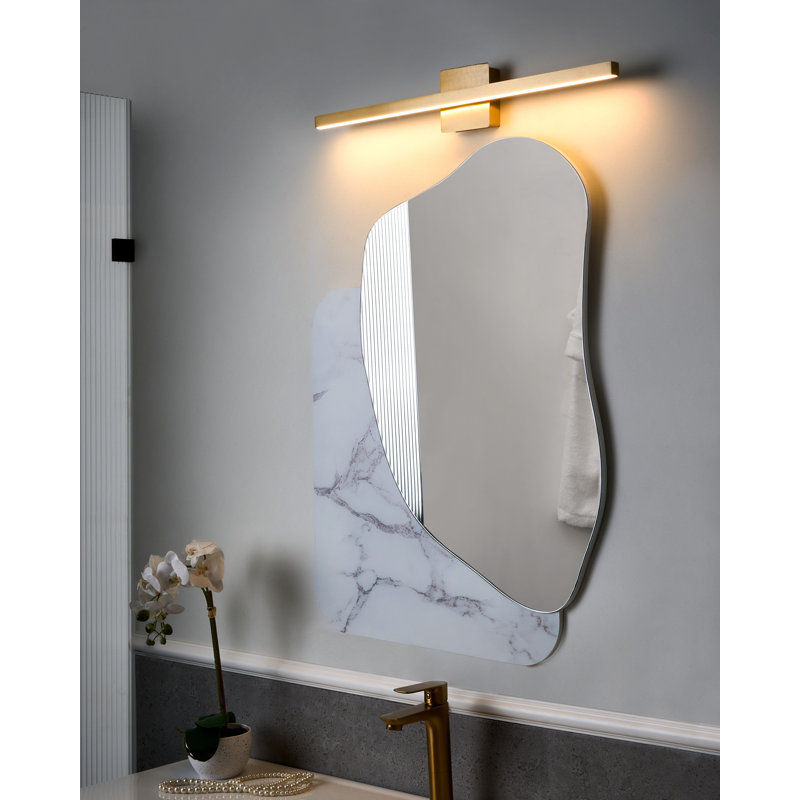Hardwired LED Wall Mount Picture Light, Gold