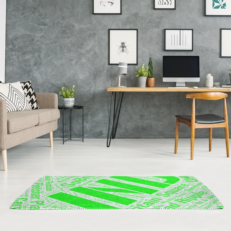 Chenille Indoor Rug, Rectangle 5' x 7'