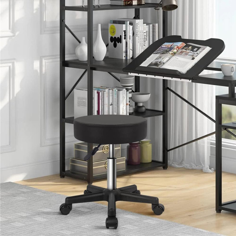 Adjustable Height Ergonomic Stool with Wheels