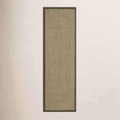 Auckland Jute/Sisal Beige/Green Area Rug