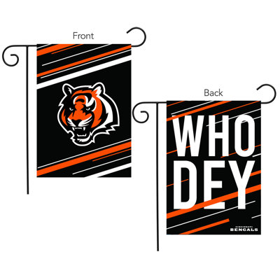 Cincinnati Bengals Slogan NFL Licensed Garden Flag