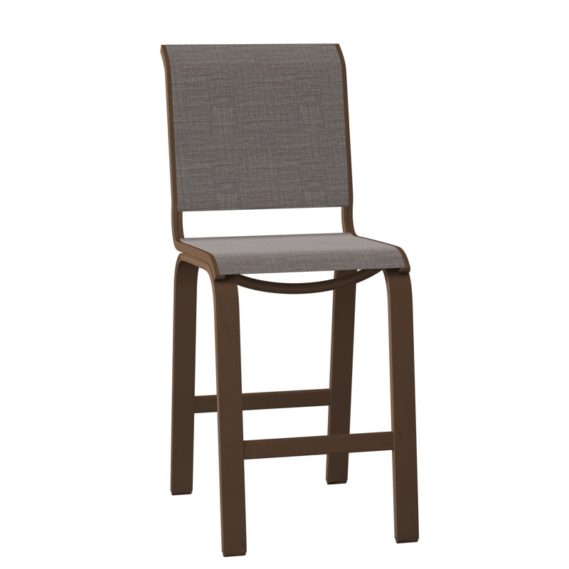Tabouret de bar 26 po Holna, Kona texturé, Étain Augustine