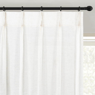 Couto Linen Blend Sheer Curtain Pair