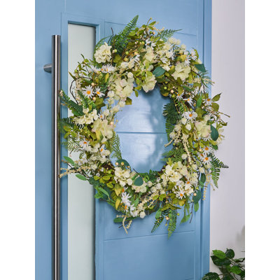 Faux Mistletoe 80cm Wreath