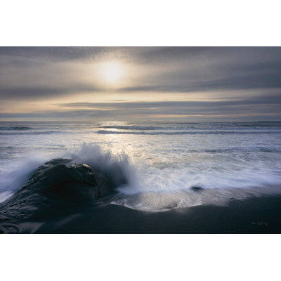 Tides And Waves Sunset III by Alan Majchrowicz - Wrapped Canvas Print