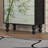 Simple painted locker decorative cabinet