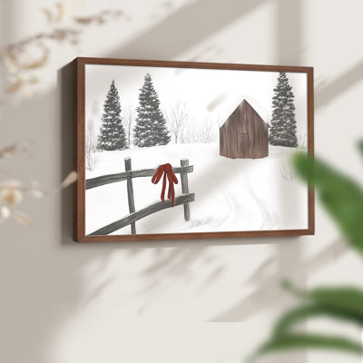 Chirstmas Art-CCXXXIX -Framed Print - Restickable