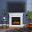 Foyer électrique mince 47 "Crawford par Real Flame-12228790