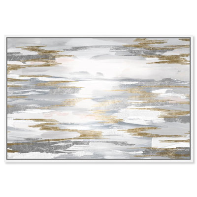 Amanecer - cadre flottant, impression sur toile