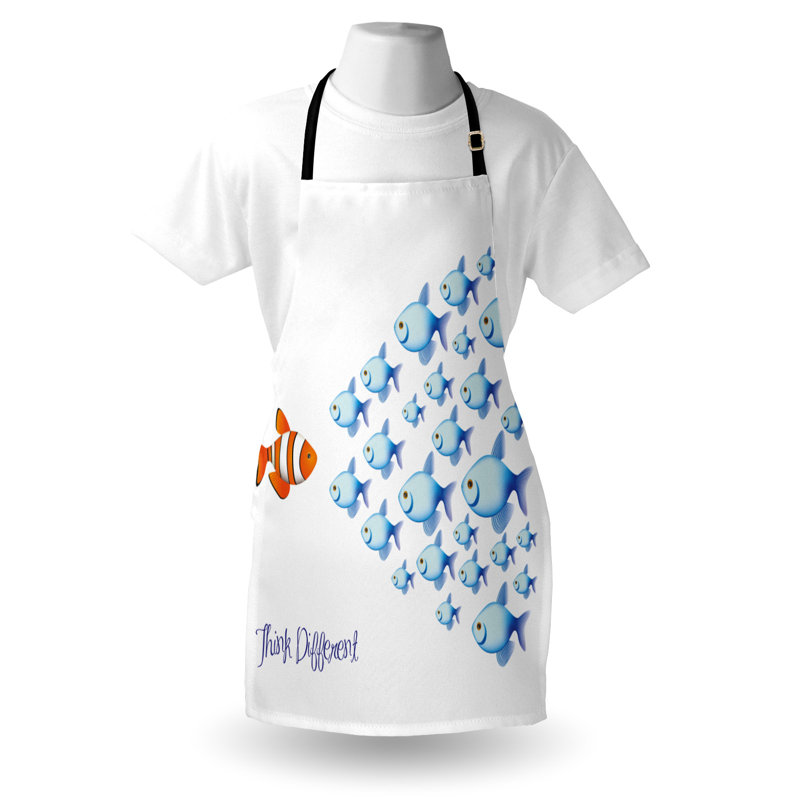 No Pattern Bib Apron
