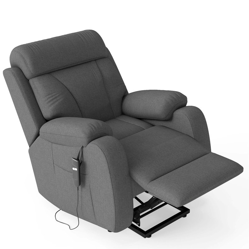Power Lift Recliner with side pocket, Dark Gray
