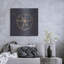 Art mural en métal Brayden Studio «Gold Sand Dollar I» par Chris Paschke-1196408785